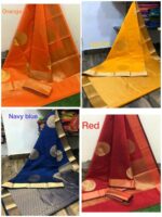 MULTY COLOR Richa Fashion World Silk Saree - Image 6