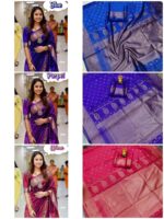 Silk Wedding Saree - Image 9