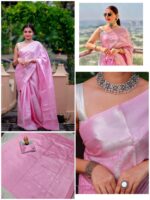 MULTY COLOR Richa Fashion World Silk Saree - Image 3