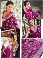 Silk Wedding Saree - Image 2