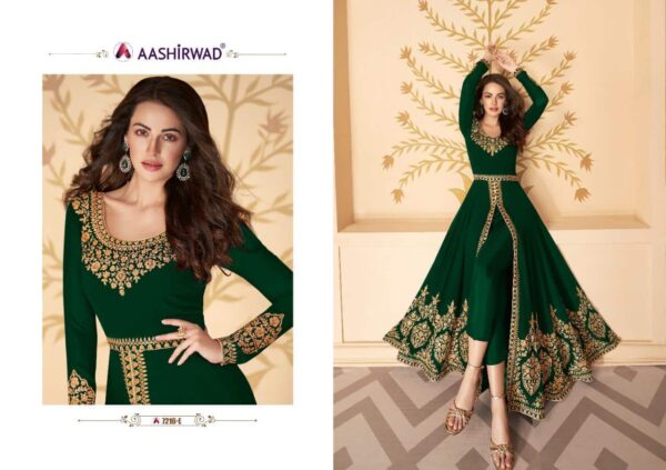 Bollywood Indian Pakistani Style Designer Party Wear Front Slit