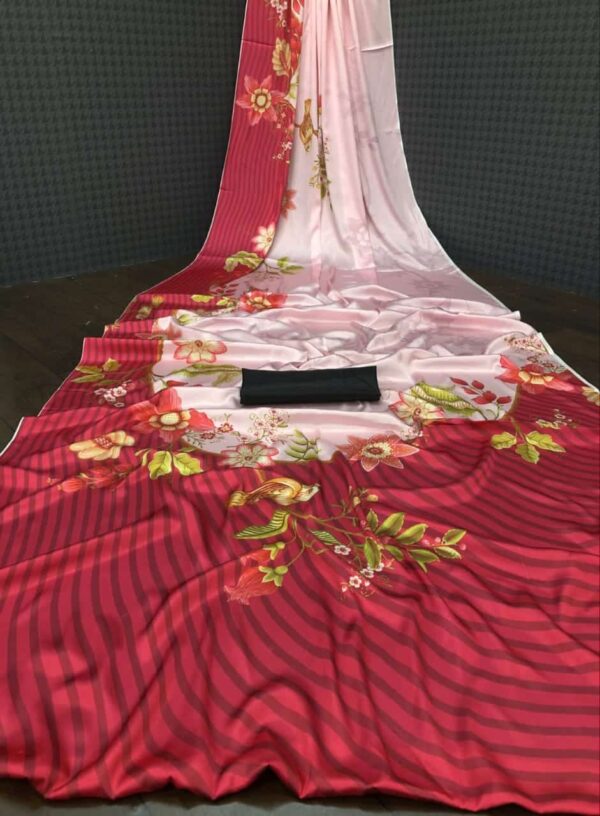 Floral Silk Saree