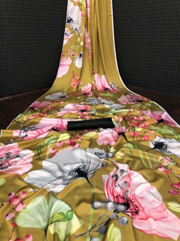 Floral Silk Saree