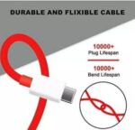 U S HANDLOOM USB Type C Cable 3 A 1 m 18W Type C Cable For Super Fast Charge compatible with Redmi and Xiaomi smartphones