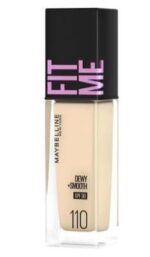 Maybelline Fit Me Dewy and Smooth Liquid Foundation Makeup 110 Porcelain