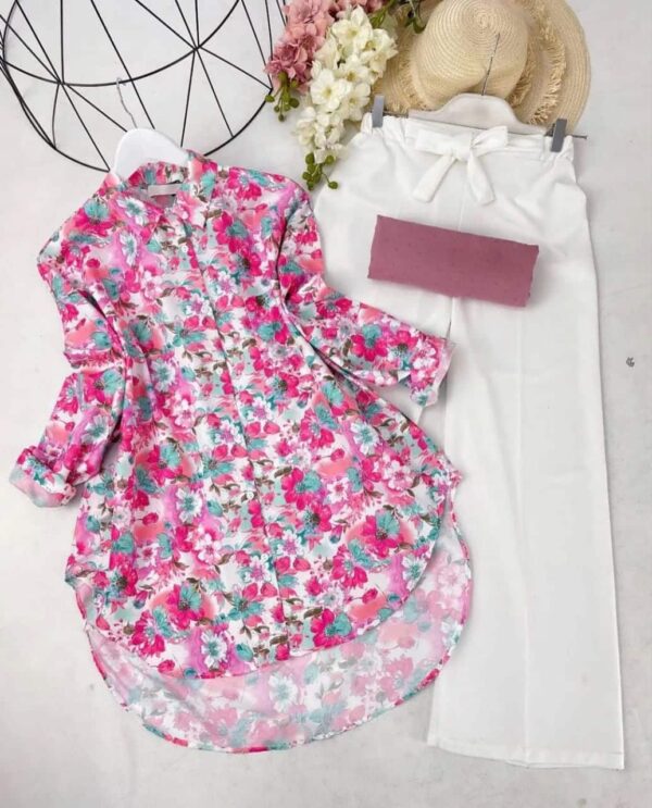 Tunic Shirt Style + Plazzo