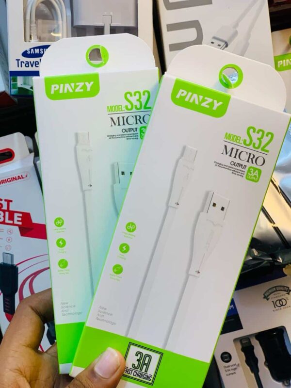 Kabel Data PINZY Fast Charge 1M Micro Tipe C Lightning