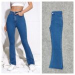 Women Bell Bottom Comfort Denim Pants