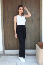 Women Regular High Rise Black Jeans