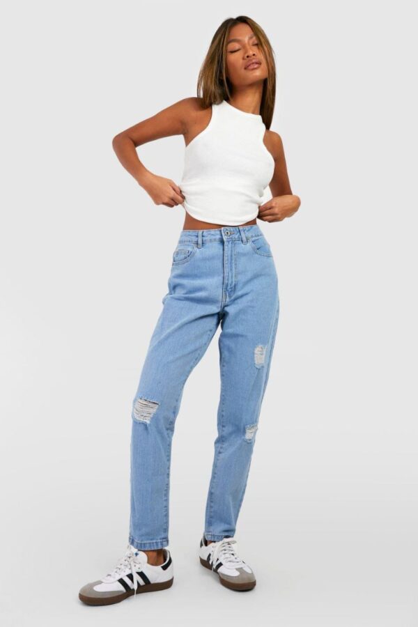 Mom Fit Ripped Jeans