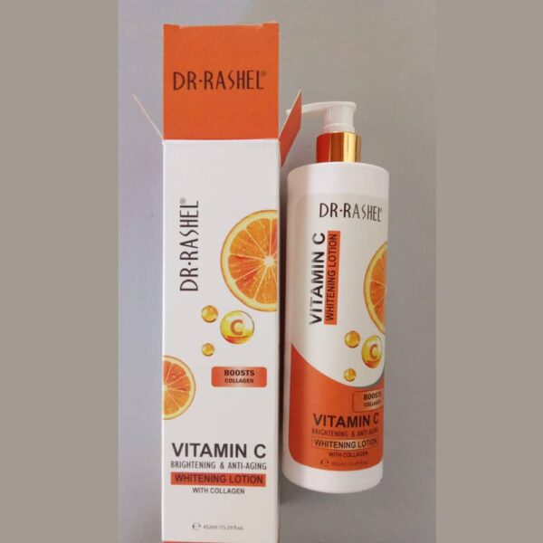 Dr. Rashel Vitamin C Whitening Lotion 452ml for skin care in Sri Lanka - Buy Dr. Rashel cream at the best price
