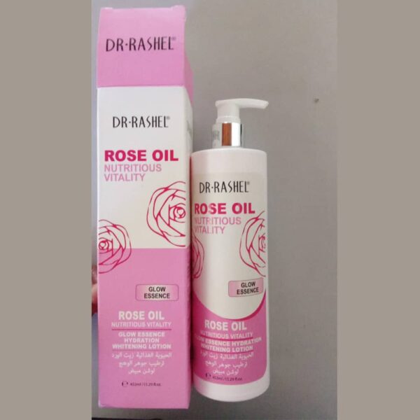 Dr Rashel Rose Oil Nutritious Vitality Whitening Lotion 452ml - Skin Care Cream from Dr Rashel Sri Lanka with Affordable Price