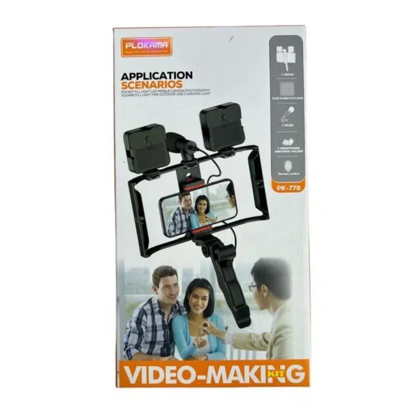 PK-778 Application Scenarios Vlogger Cellphone Video Kit