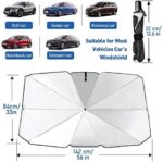 Windshield Sunshade Car Front Window UV Protect Folded Umbrella - Image 4