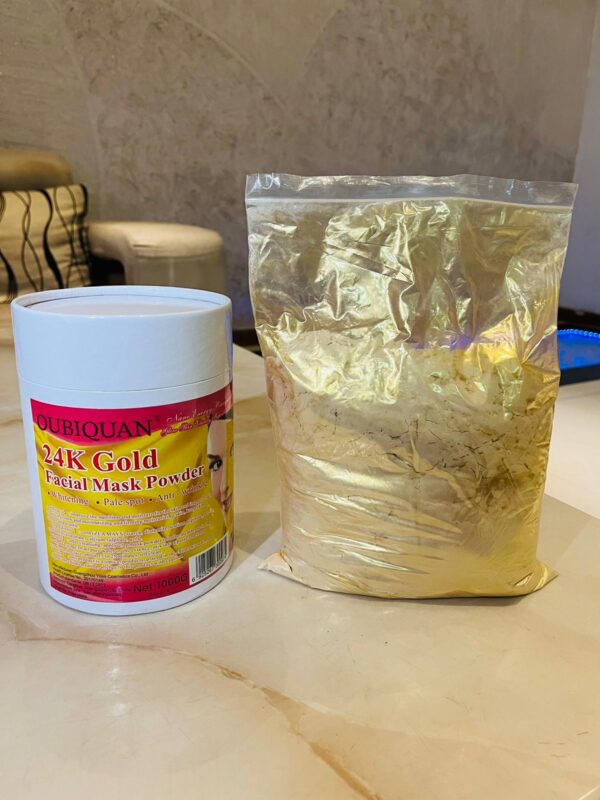 24K Crystal Gold Jelly Peel off Collagen Facial Mask Powder