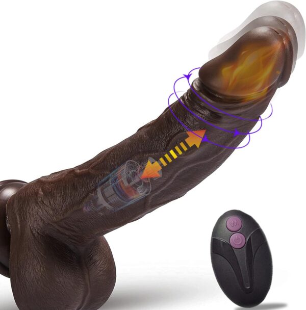 Thrusting and Heating Dildo Vibrator Sex Toys - Buy the Best Sex Toys in Sri Lanka