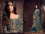Georgette Embroidered Semi Stitched Party Wear Lehenga - Affordable Price in Sri Lanka