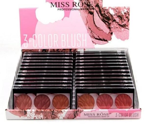 MISS ROSE 3 COLOR BLUSH
