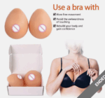Women Clothing Fake Bra Artificial Silicone Bra