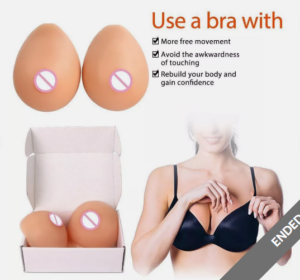 Women Clothing Fake Bra Artificial Silicone Bra