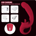 "Vaginal Vibrator Tongue Licking G-spot Stimulation Dildo - Sex Toys Sri Lanka"
