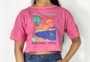 Ladies Printed Crop top