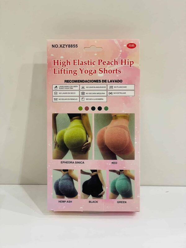 High Elastic Peach Hip Lifting Yoga Shorts Women's Running Sports High Fitness Athletic Waist Yoga Workout Yoga Pants