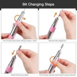 Nail Drill Electric for Acrylic Nails, Acrylic Nail Drill Pedicure Manicure Kits File Drill Bits with 6pcs - Image 6