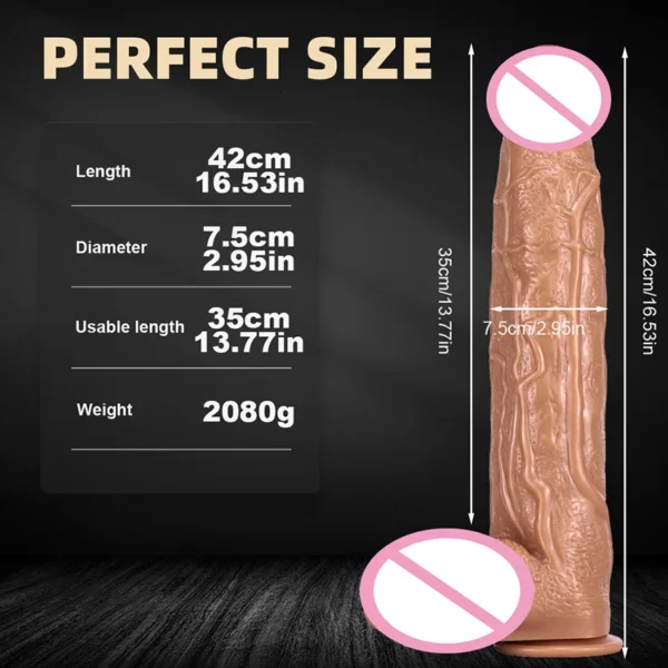 Realistic Dildo Sex Toy - Premium Sex Toys in Sri Lanka