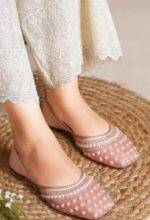 Stylish Embroidered Jutti For Women Stone Work Shoe - Quality shoes in Sri Lanka at great prices