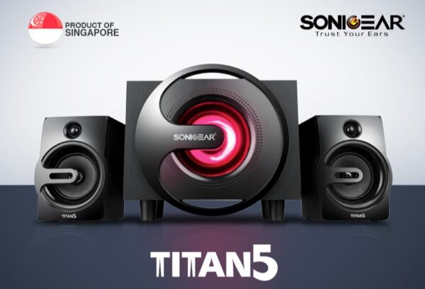SonicGear TITAN 5 BTMI Subwoofer/ BTMI Speaker ( 2.1 Bluetooth Multimedia Speakers )