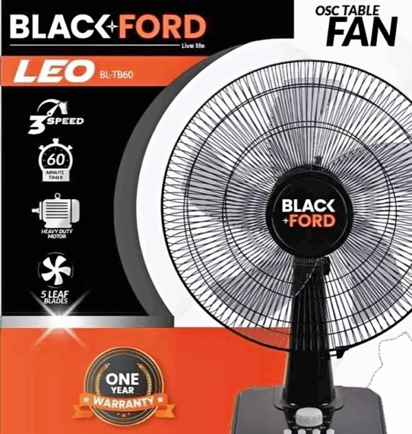 BLACK FORD TABLE FAN BL-TB60