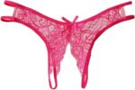 Women Sexy Lace Open Crotch Pantie - Image 3