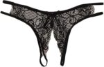 Women Sexy Lace Open Crotch Pantie - Image 6