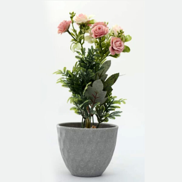 Little Luxe Flower Vase, Silk Leaves Arrangements for Home ,Office Parties