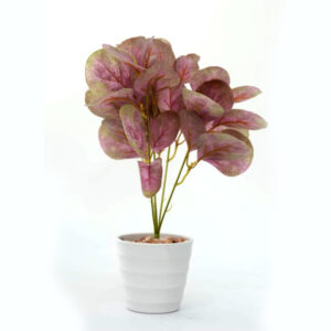 Little Luxe Leaves Pot, Fake Leaves, Silk Leaves Arrangements for Home ,Office Parties