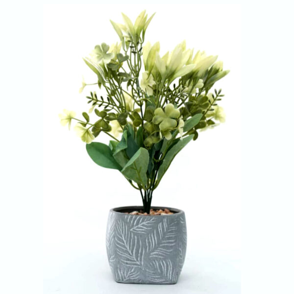Little Luxe Flower Vase, Fake Leaves, Silk Leaves Arrangements for Home ,Office Parties