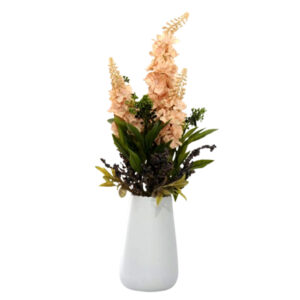 Queen’s Bud Silk Roses Vase Real Touch, Fake Roses, Silk Flower Arrangements for Home ,Office Parties, Gift Wedding Decoration