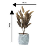 Little Luxe Leaves Pot, Fake Leaves, Silk Leaves Arrangements for Home ,Office Parties - Image 2