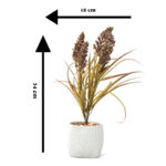 Little Luxe Leaves Pot, Fake Leaves, Silk Leaves Arrangements for Home ,Office Parties - Image 2