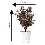 Little Luxe Leaves Pot, Fake Leaves, Silk Leaves Arrangements for Home ,Office Parties - Image 2