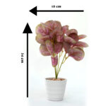 Little Luxe Leaves Pot, Fake Leaves, Silk Leaves Arrangements for Home ,Office Parties - Image 2