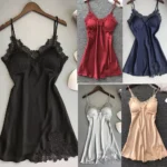 Women's Lace Satin Silk Sleepwear Pajamas night dress