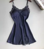 Women's Lace Satin Silk Sleepwear Pajamas night dress - Image 6