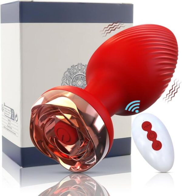 Hot Sales Rose Anal Plug Vibrator - Best Sex Toy in Sri Lanka