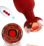 Hot Sales Rose Anal Plug Vibrator - Affordable sex toy in Sri Lanka