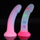 1pc Realistic Dildo with Strong Suction Cup and Luminous Effect - Small Silicone Simulation Elastic Dildo for G-Spot and Anal Play - Adult Sex Toy for Men and Women Couples - Dildo Price in Sri Lanka