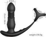 Sex toy: Vibrator for Men with 10 Vibrations for Men Shock Function Prostate Stimulation Prostate Vibration with Cock Ring