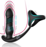 Vibrator for Men with 10 Vibrations and Shock Function - Prostate Stimulation Sex Toy