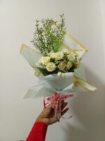 Gift A Bouquet Of White Roses, A Symbol of Purity Forever Valentine’s Day, Roses Forever for Women 10 White Roses - Image 4